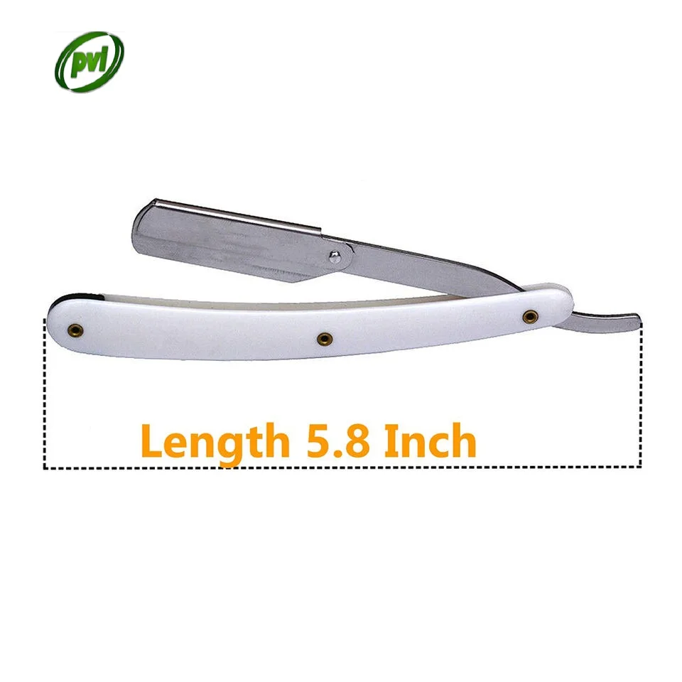 Wholesale Barber Straight Edge Shaving Razor Matte Black Finish Stainless Steel Hair Shaving Razors