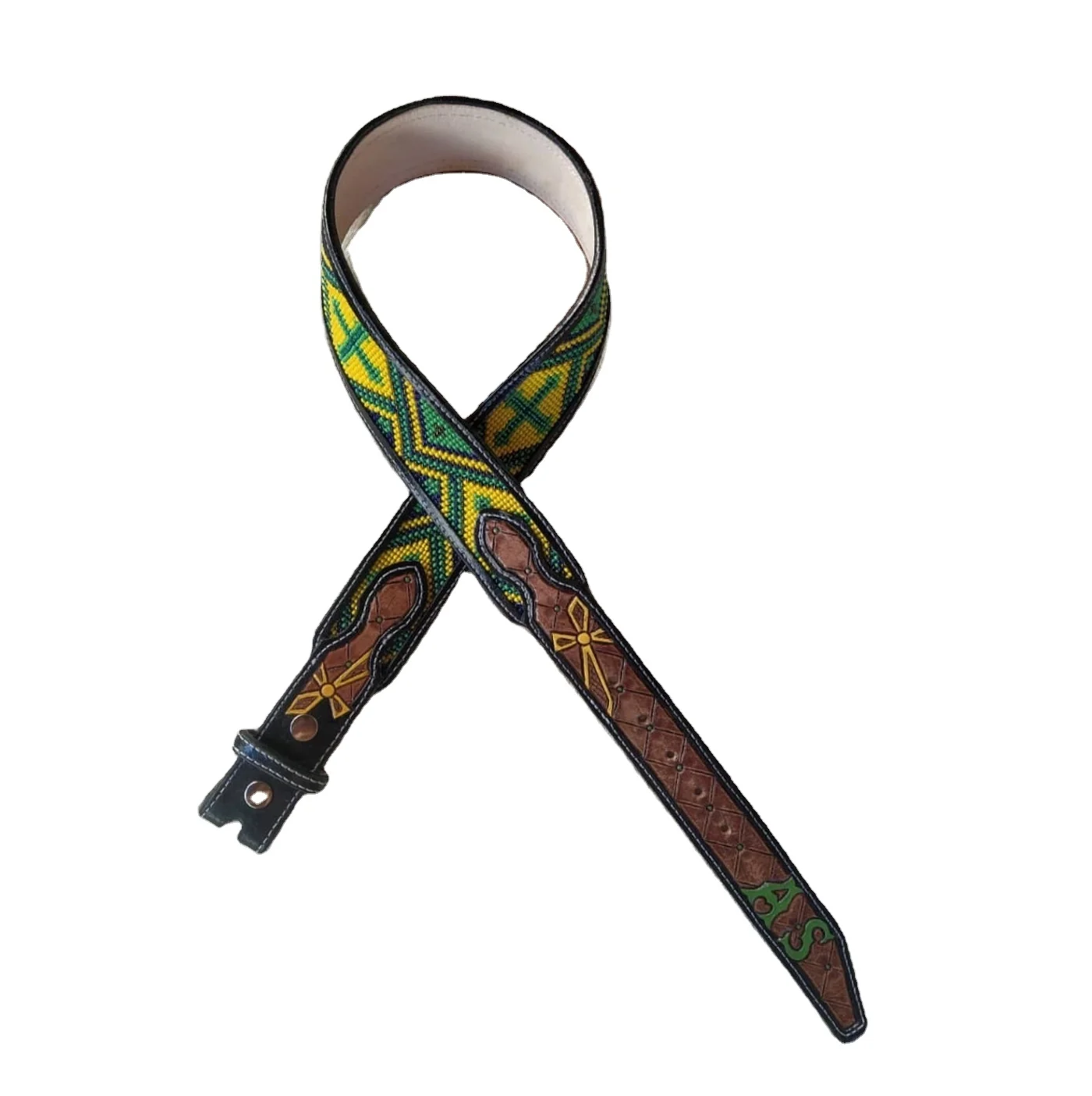 Latest Design Genuine Leather Western Cowboy Belt With 3D Bead Work & Floral Embossed Design Top Manufacturer Supplier