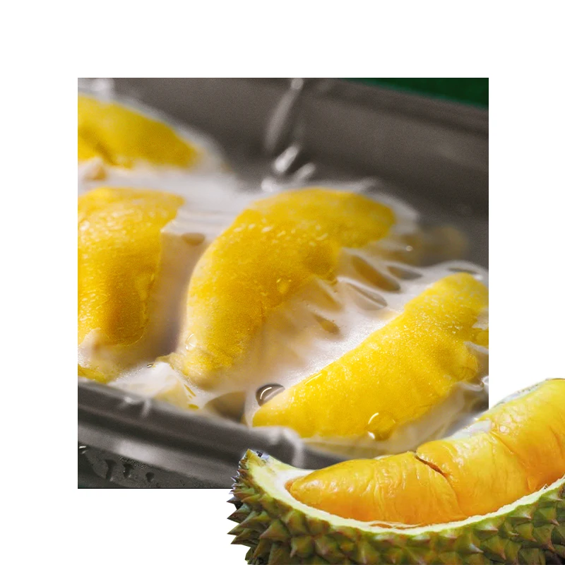 Best Selling Malaysia Thick and Soft Flesh Fresh D24 Durian (Frozen Pulp) with A Bittersweets Flavor