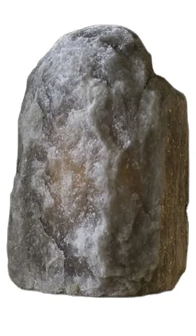 Rock Salt Natural Himalayan Gray Table Lamp 14-18KG