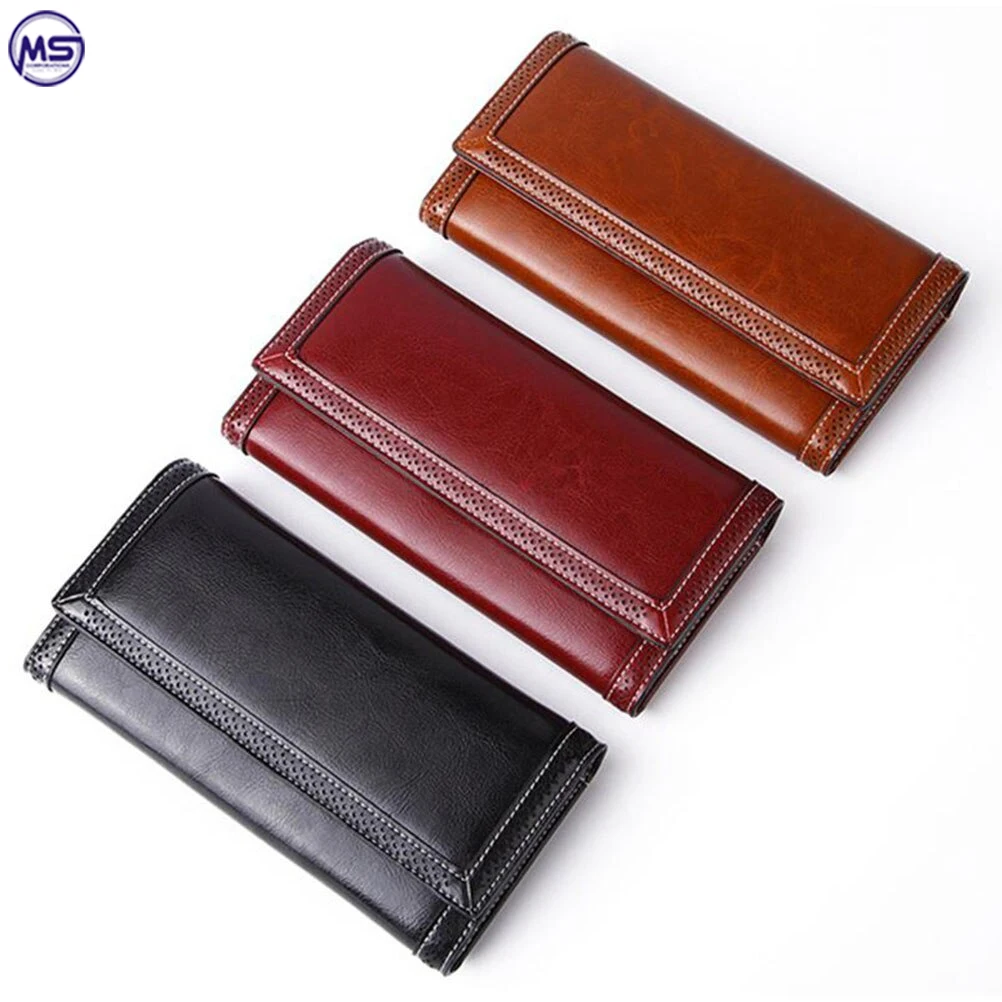 Premium High Quality Cheap Price 2022 Women Custom Size Outdoor Wear Women Leather Wallets