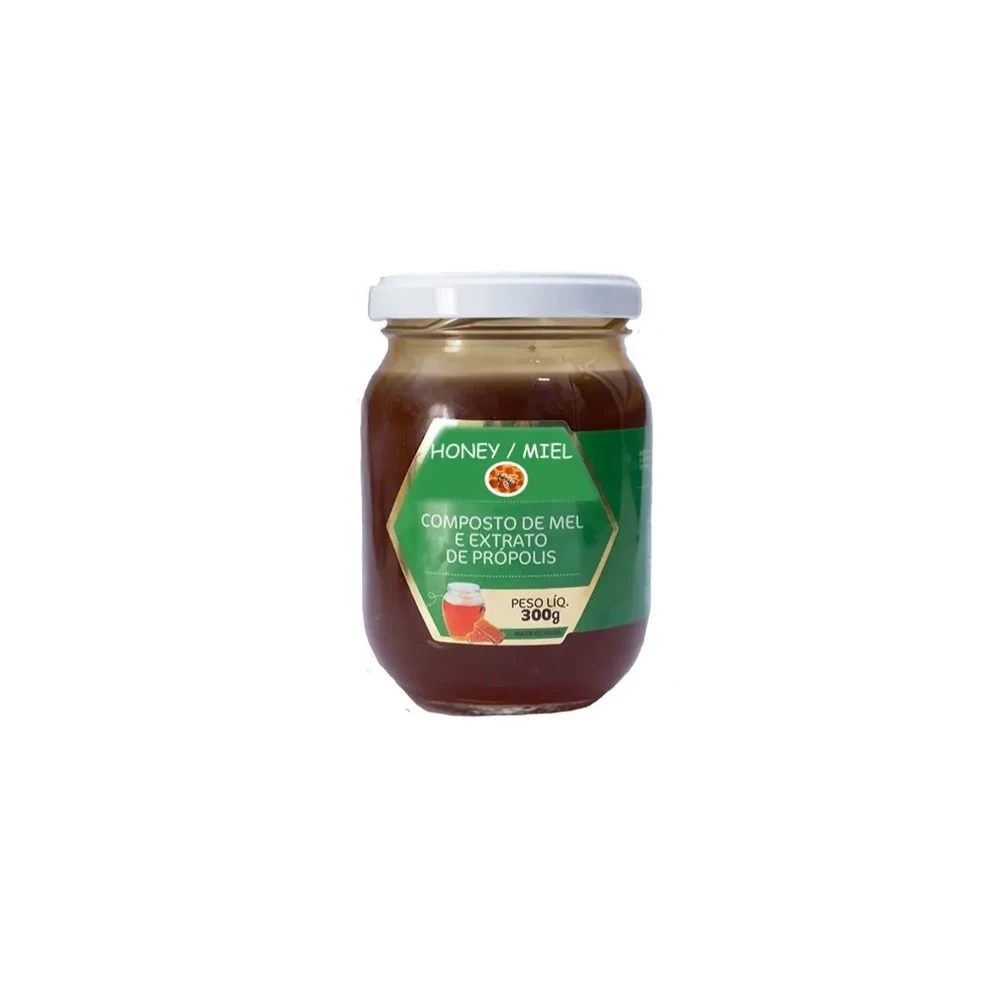 High Quality Mature Black Brown Honey Composite with Propolis Extract 300g