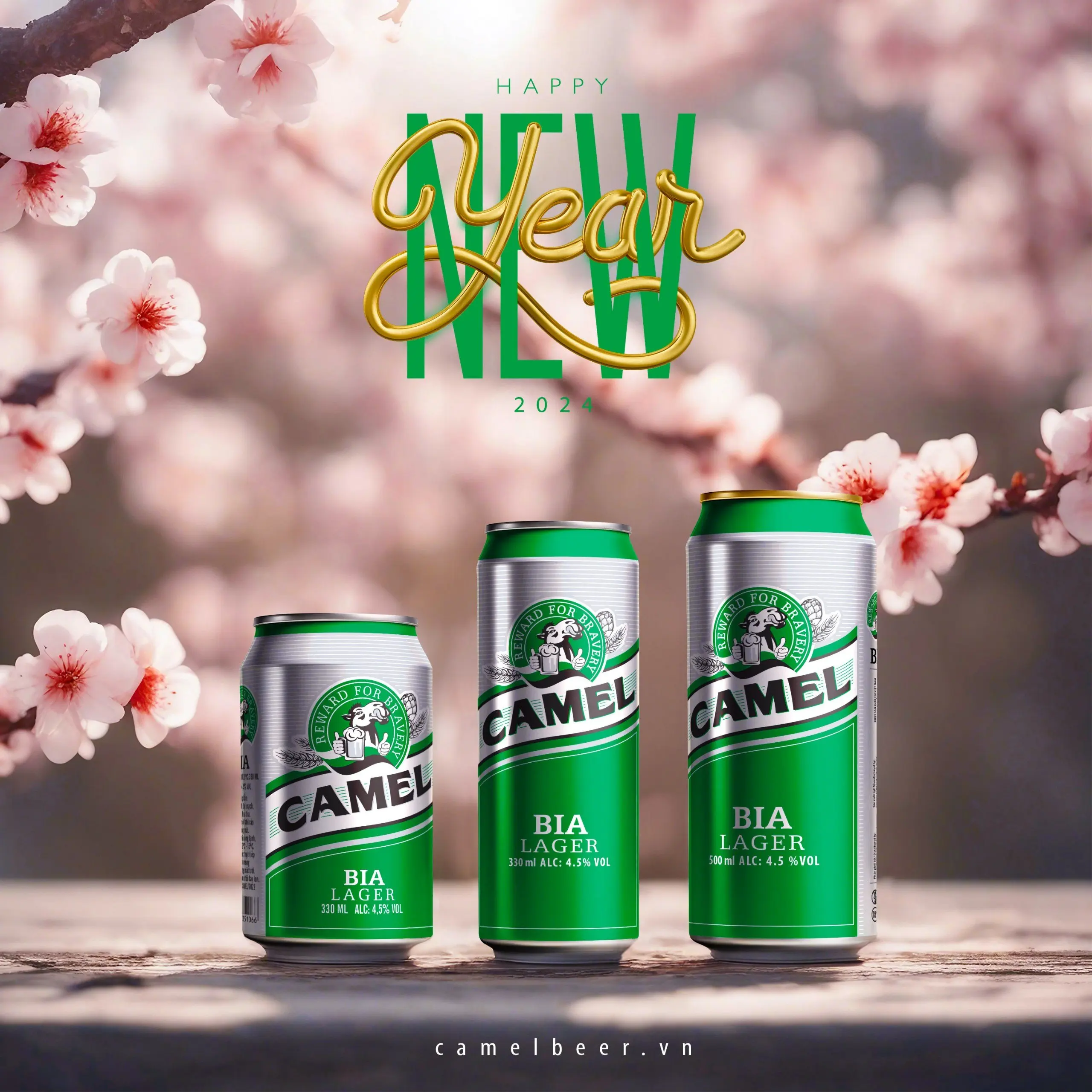 Private Label Camel Beer OEM Brand Lager Beer from Vietnam