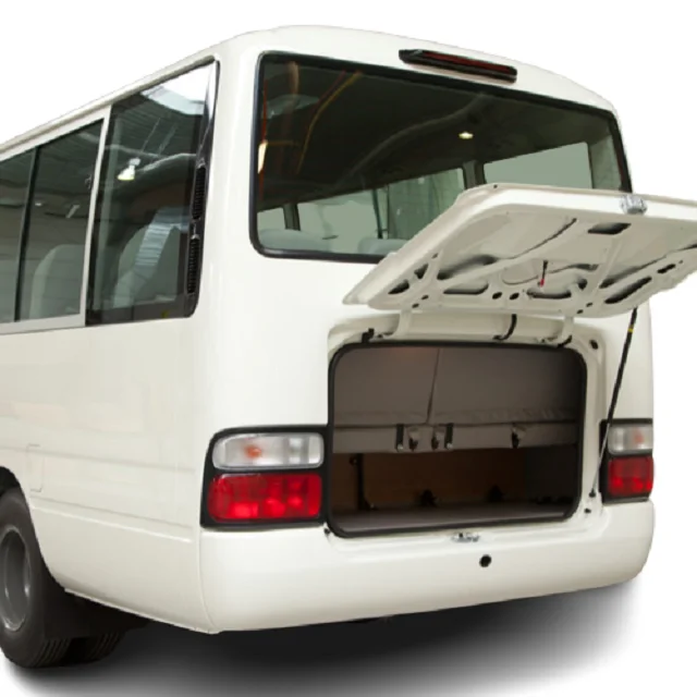 High quality 30 seats diesel engine LHD toyota coaster passenger bus for sale used