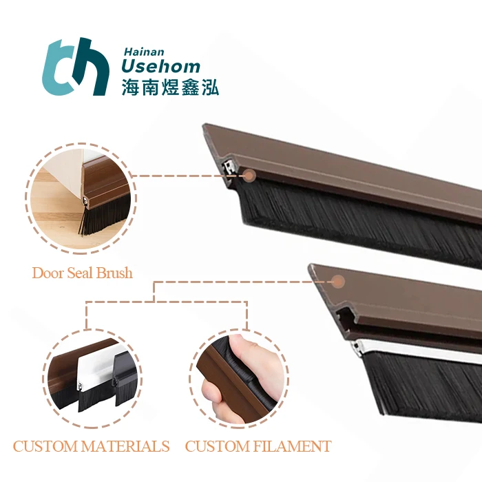 Usehom Custom Industrial window strip brush  Strip Brush for weather strip brush for cleaning and seal