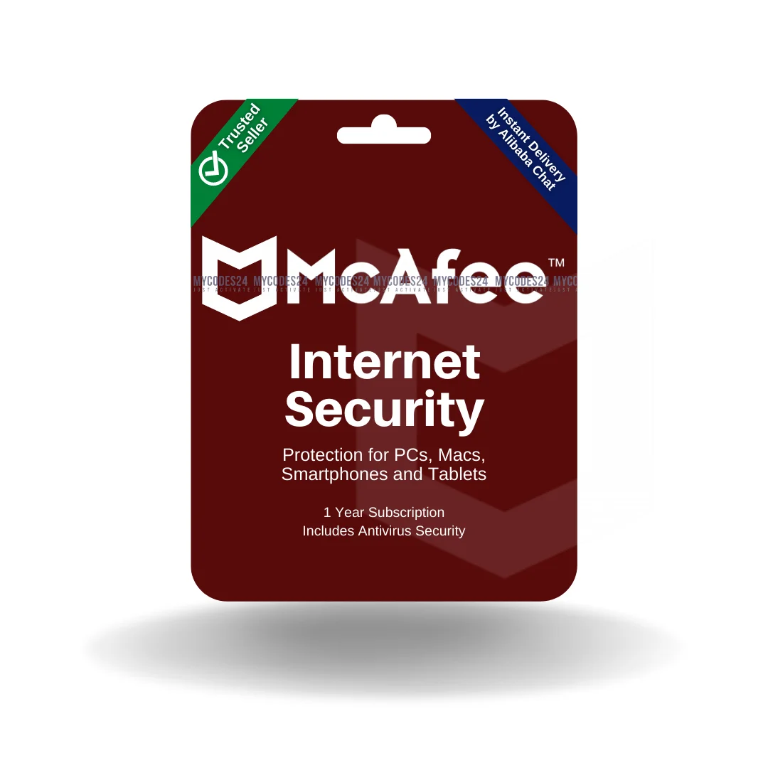 McAfee Internet Security 10 Devices 1 Year Key Global - Antivirus Software Subscription - McAfee Internet Security License