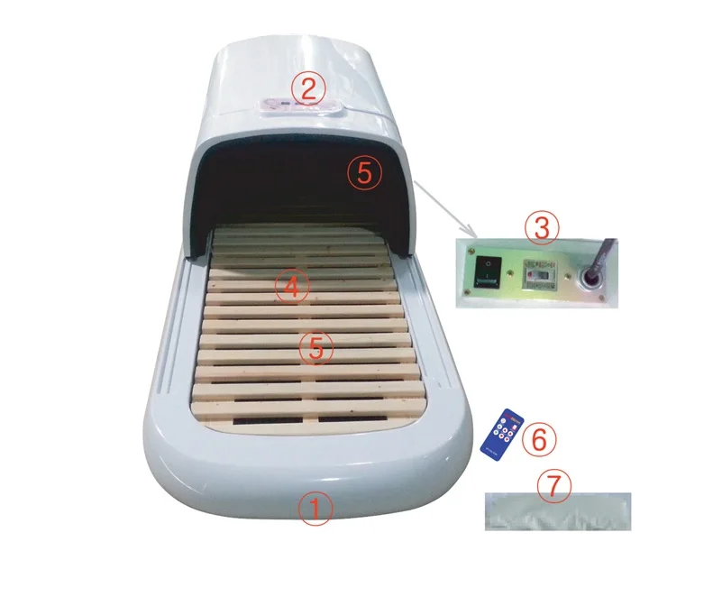 Купольная сауна с дальним инфракрасным излучением для использования в теле, из высококачественного материала и высокотехнологичных технологий, изготовленная в Корее