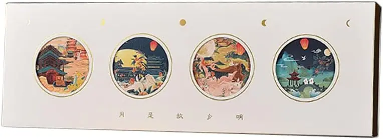 TH CB-186 Customized designed Gift Box Moon Cake Cookies Cupcake Baking Boxes for Moon Festival