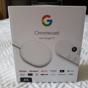 Chromecast with Google TV (4K)- Streaming Stick Entertainment with Voice Search