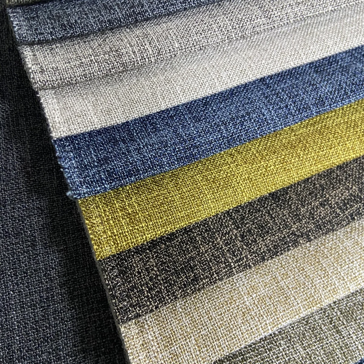 New simple style linen-look sofa fabric 100% polyester upholstery fabric for furniture and home textile