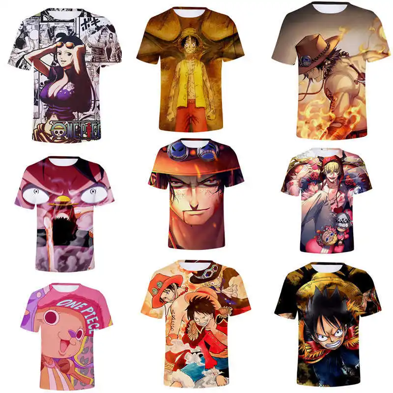 2023 Demon Slayer Japanese Anime 3d Printed T-shirts For Men Digital Print Short Sleeve T-shirt All Over Print Summer T-Shirt