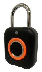 Smart Finger Print Portable Lock Safety Remote Smart Fingerprint Padlock Made in Taiwan