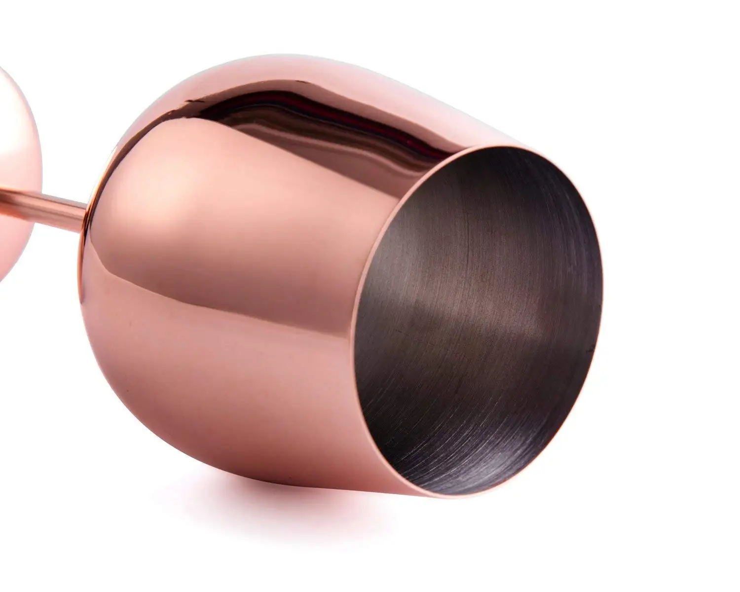 Indian Barware Stainless Steel Wine Glasses Silver Rose Gold Plated Unbreakable Stemmed Smoked Goblets Colorful Cupstyle Water