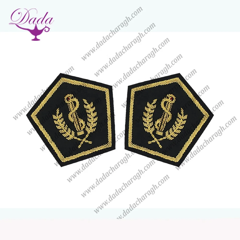 Collar Badge Gorgets Staff Officer General Nos 2 & 4 Dress