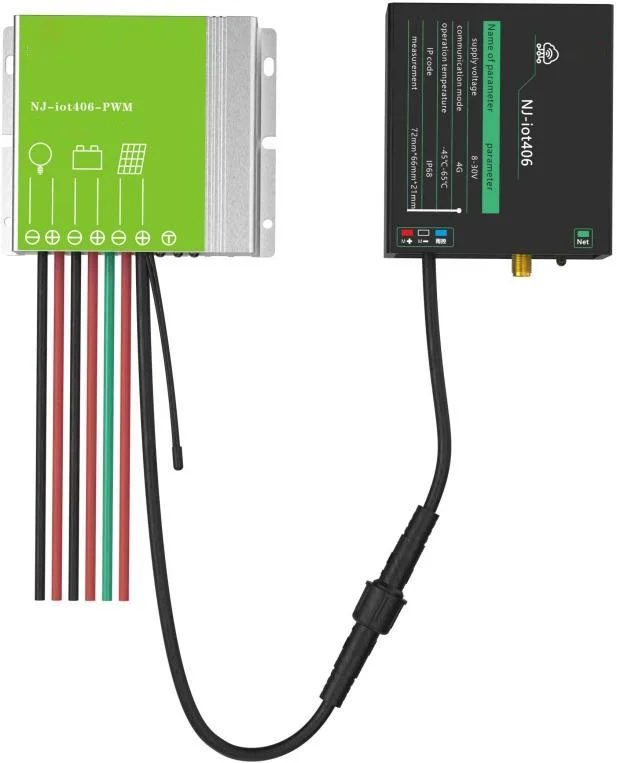 Высококачественный городской и сельский контроллер уличного освещения на солнечной батарее и пульт дистанционного управления мобильным приложением с сетью 4G LTE IoT.