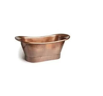 Copper Bathtub With Decorative Finishing Vintage Colored Design Metal Bathtub Multiple Size Design Indoor Bathtub