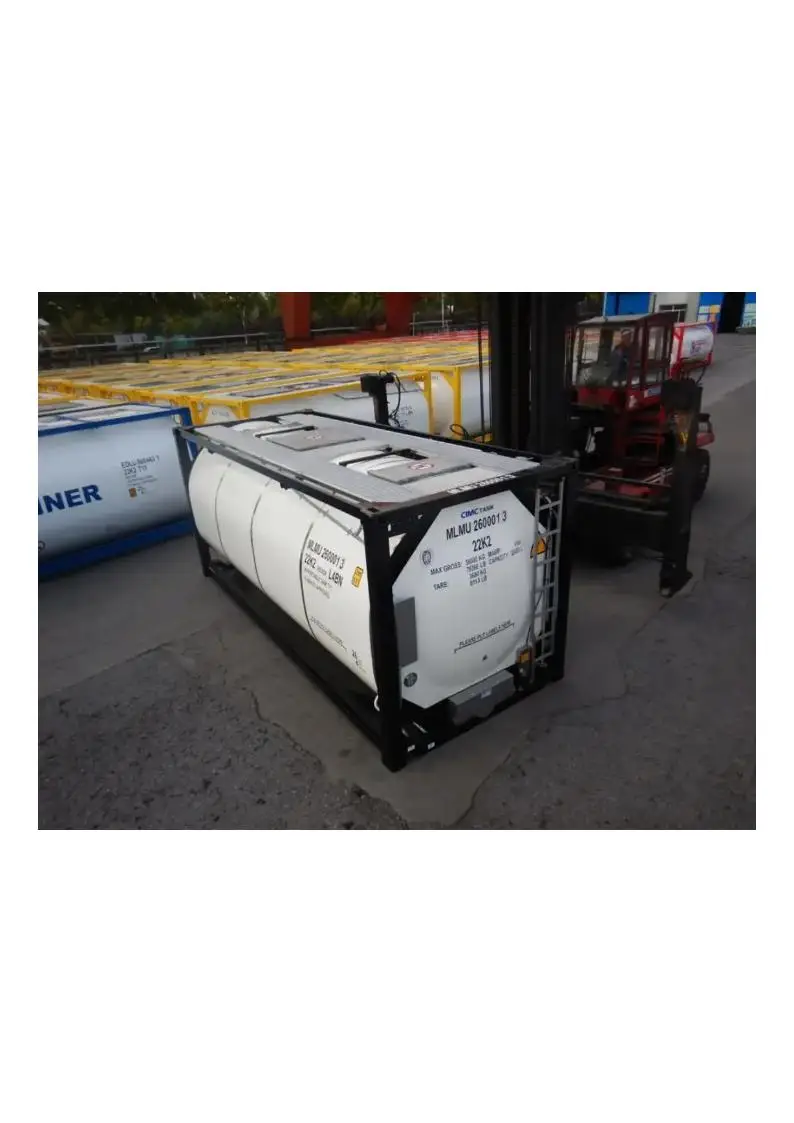 26000L Un Imdg T11 316L из нержавеющей стали 20FT ISO танк контейнер для продажи