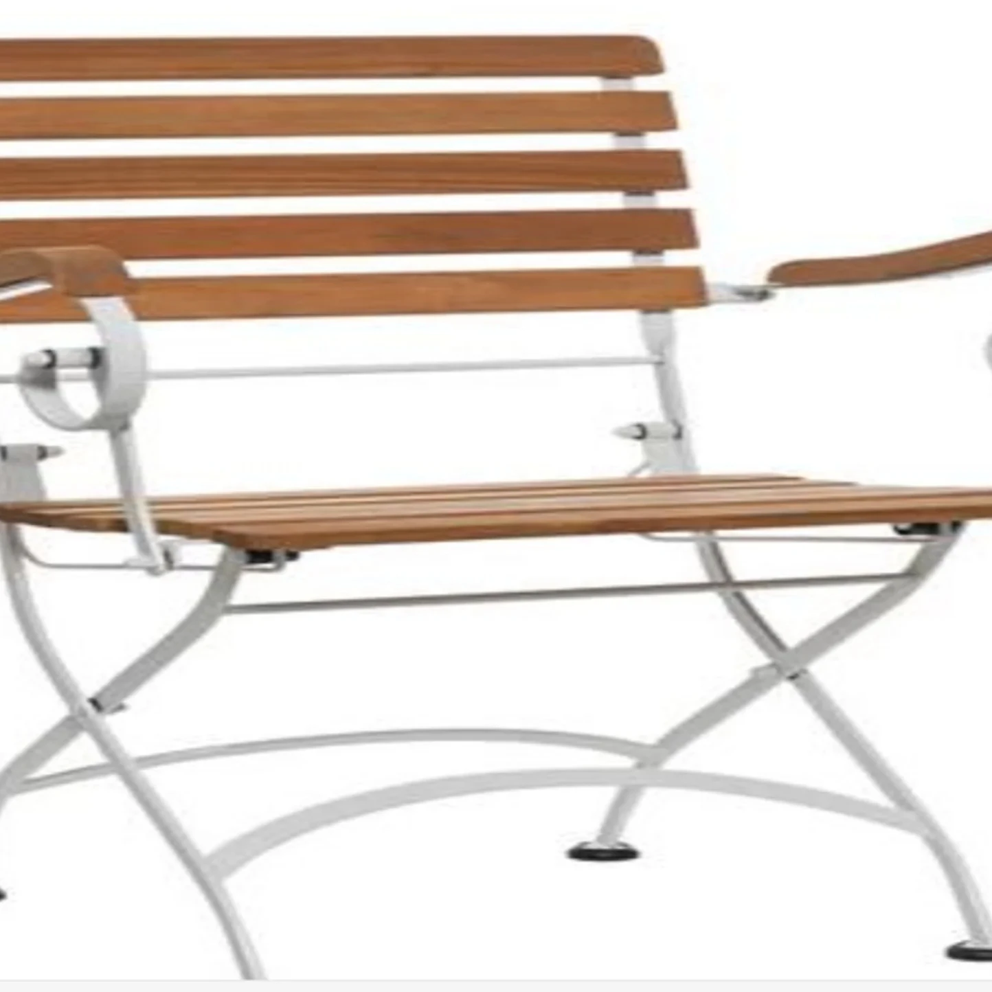 Folding Armchair Chair with Metal Wooden Chair