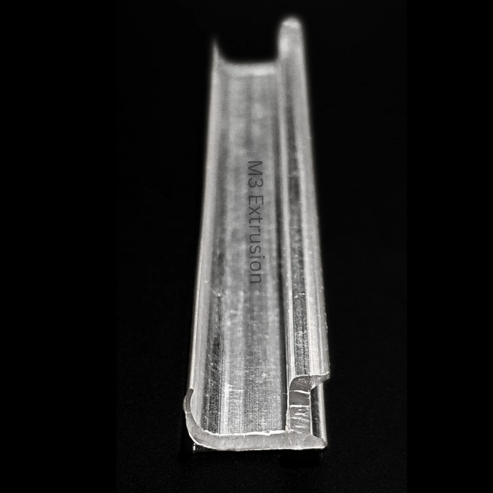 Customised PMMA Acrylic Extrusion Transparent Profiles Industrial Applications Complex Shape High Transmittance LED Light Dome