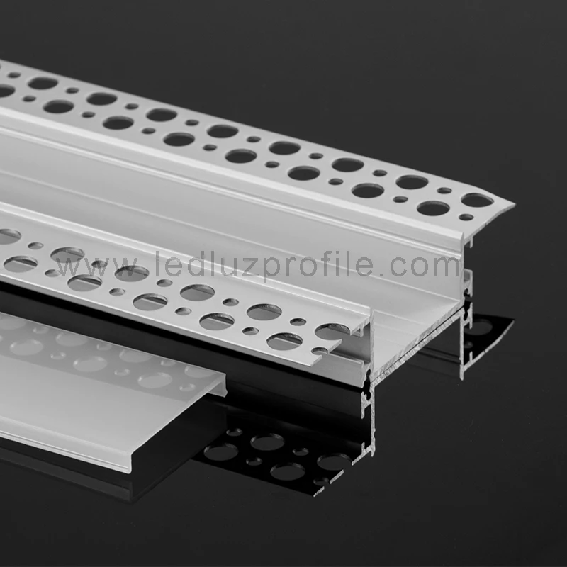 For Led Light Extrusion Housing Channel With PC PMMA Cover Endcaps Clip Led Strip Aluminum Profile