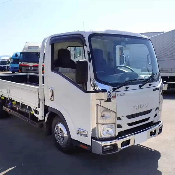 Used Japan ISUZU ELF Good Condition Flat Body