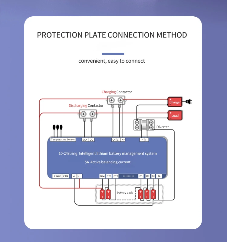 HKIVI B2A25SRP smart BMS high current bms 600A continuous current used with relay for battery packs golf cart Bms