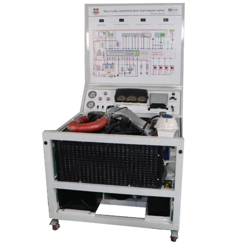 Electrically controlled dual-fuel engine training model automotive training kit didactic equipment vocational training equipment