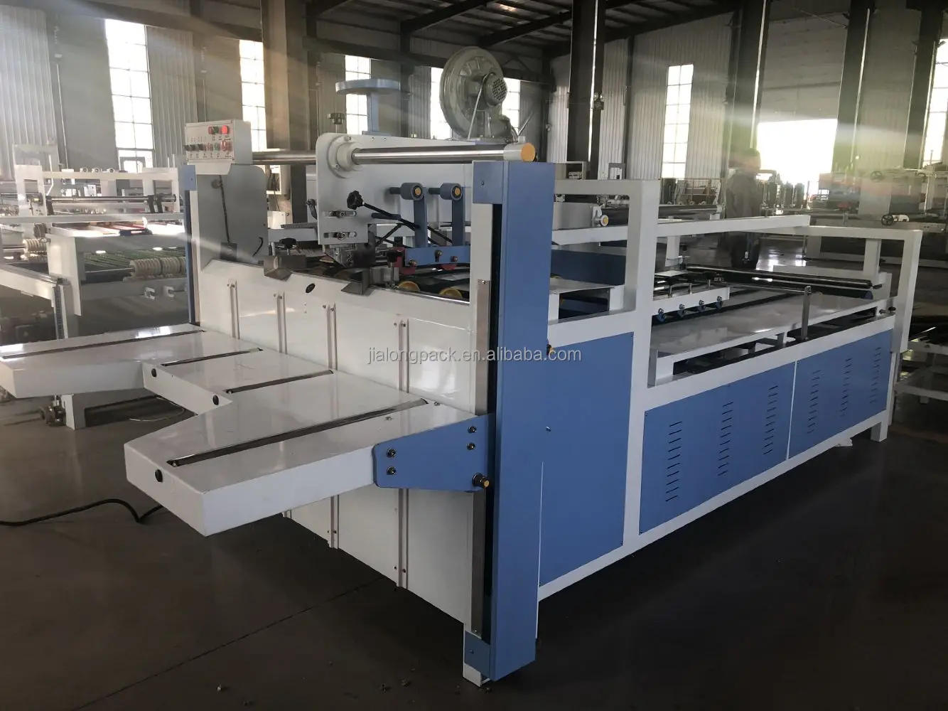 Semi Automatic Corrugated Box folding Gluing Machine/ Folder Gluer Machine