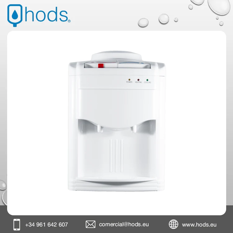 Top Loading Good Quality 5 Gallon Bottles Desktop Hot and Cold Water Dispenser with Pocket Compressor