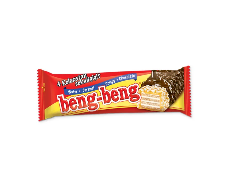 WHOLESALE Biscuit And Cookies Beng Beng 20g Box Sweet Crispy Wafer Chocolate Indonesia Product. HOT SALE