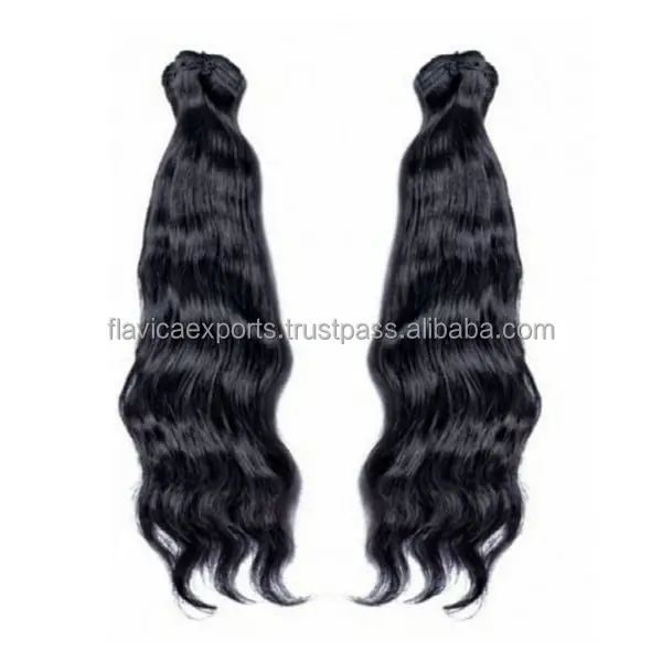 Oriental Hairs Raw Virgin Unprocessed Natural Straight Weave Indian Temple Shiny Human Hair Bundle Vendor, Human Hair Extensions