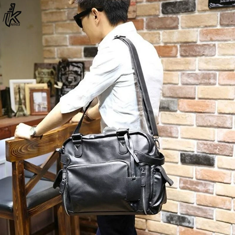 2022 Мужская спортивная сумка из натуральной кожи на заказ чемодан-чемодан водонепроницаемая большая ручная кладь дорожные сумки для делового спортзала выходные