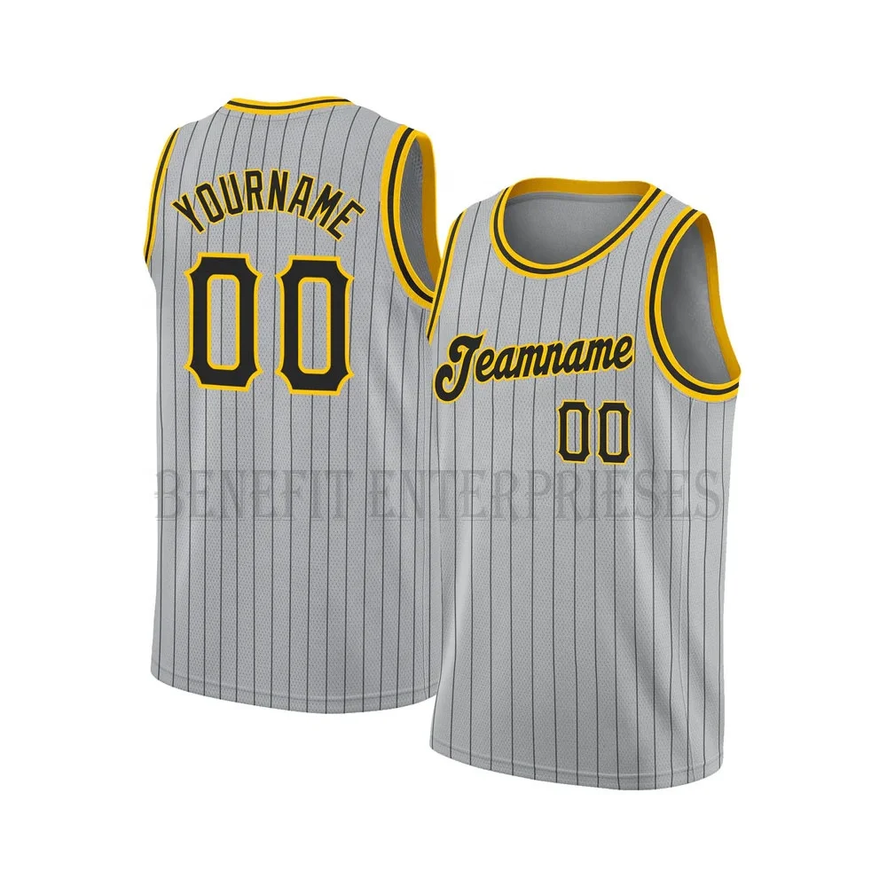 Grey Mesh Blank Basketball Jersey for Training Basketball Wear Customized Team Name