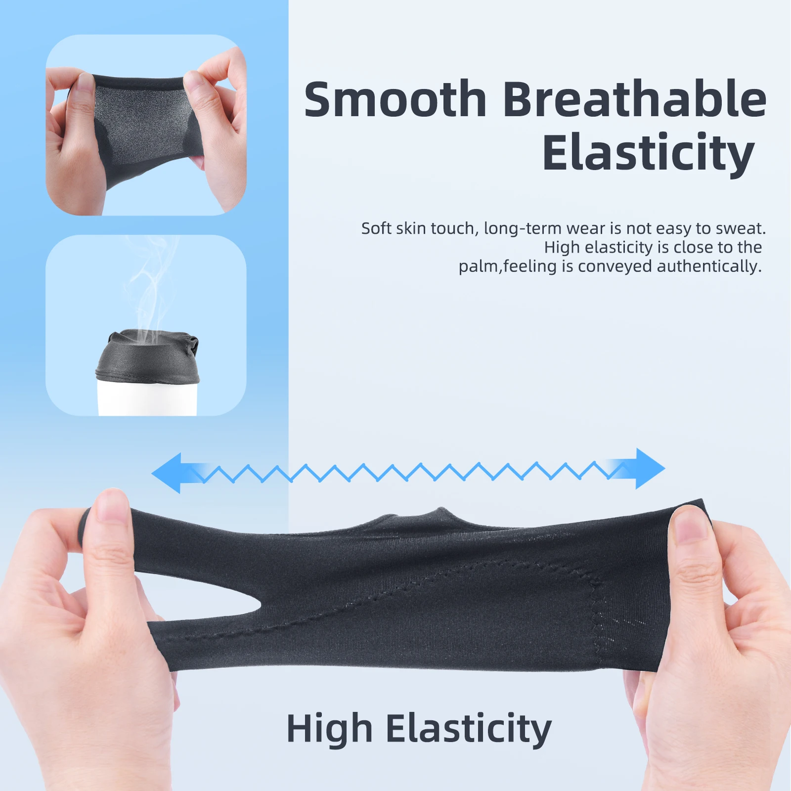 Drawing Glove Double Layer Artist Glove for Drawing Tablet iPad Digital Art Palm Rejection Glove Good for Left and Right Hand