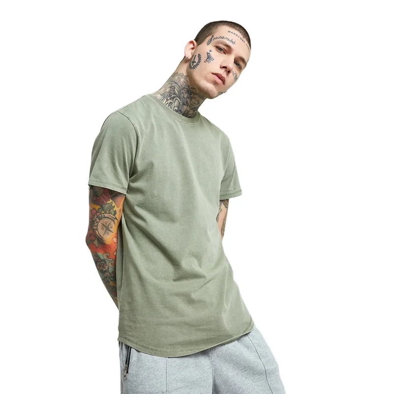 Mens contrast stitching t-shirt oem logo turkish cotton t shirts with pocket