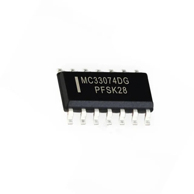 Premium Quality MC33074DR2G ON Quad Op Amp; 4.5MHz Push-Pull; 3 - 44 V; 14-Pin  IC OPAMP GP 4 CIRCUIT