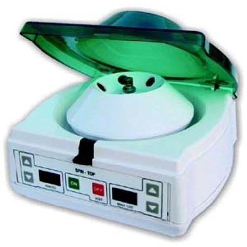 Мини-центрифуга для сбора клеток, чтобы осадить ДНК, чтобы очистить вирусные частицы и различать тонкие различия.