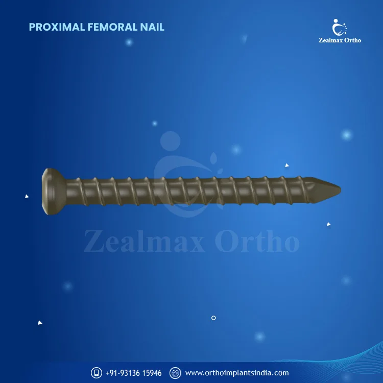Zealmax Ortho Titanium Pure Material Trauma Orthopedic Implants CE Approved Proximal Femoral Intramedullary Nail