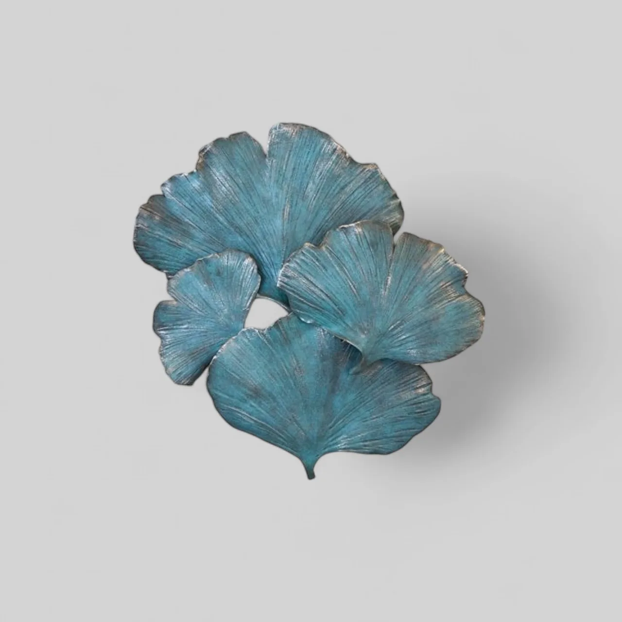 Modern Luxury Aluminium Leaf Wall Art Handcrafted Metal Decorative Piece Living Room Framed Hanging Wholesale Manufacturer