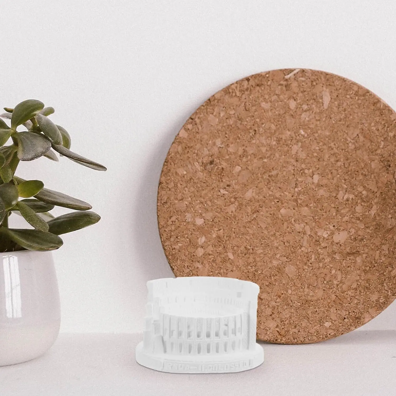 Modern Plaster Sculpture Relief Colosseum Building Incense Burner Home Decoration Creative Living Room Aromatherapy Figurines