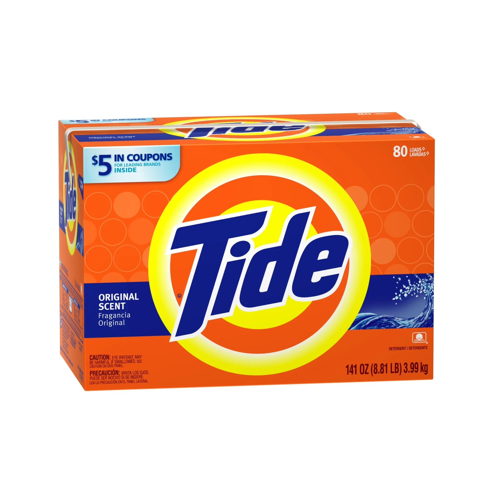 Original scent small box tide/Regular high efficiency Active washers/20 oz Box 6/CartonTide 81244 Best Powder Laundry Detergent