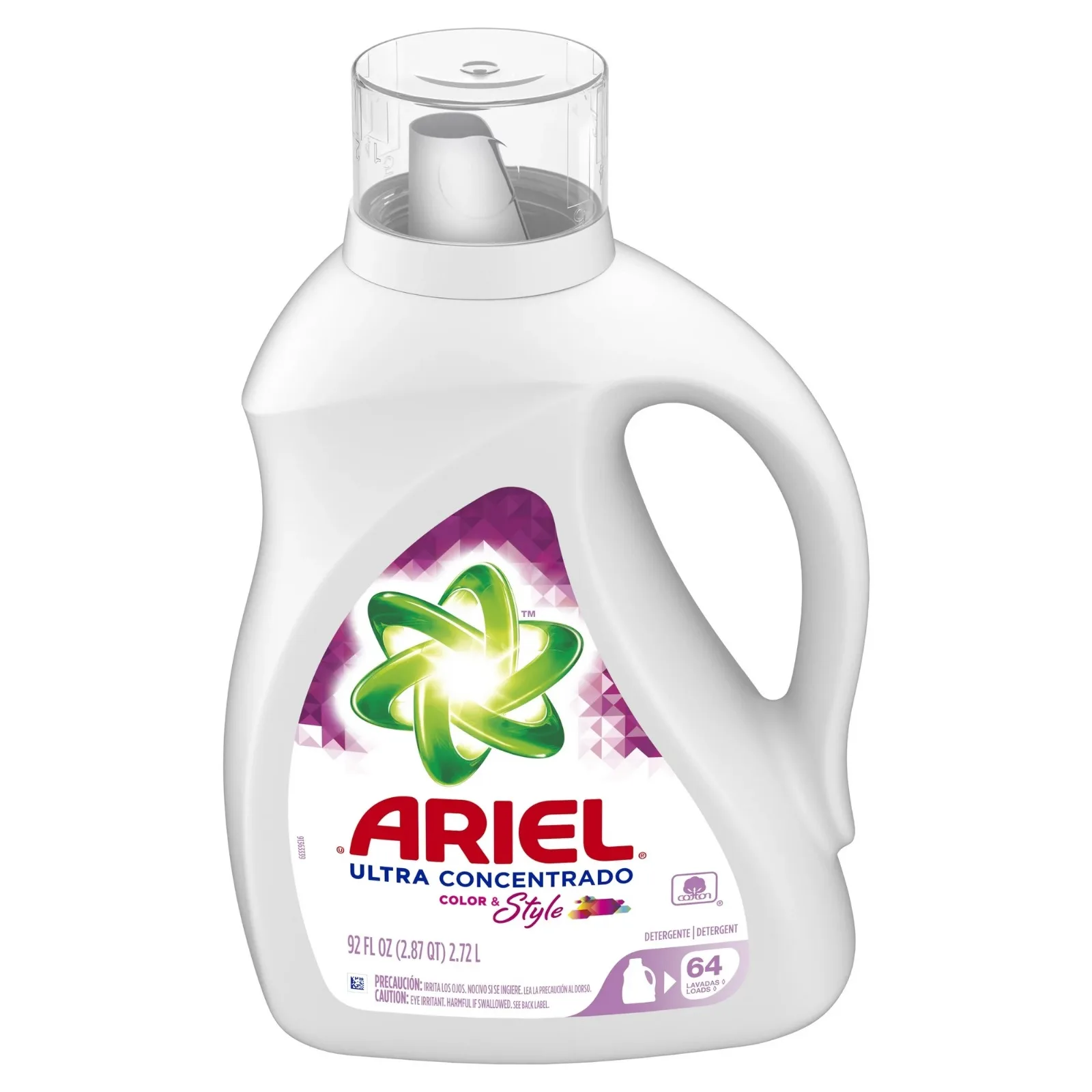 Ультраконцентрированный жидкий стиральный порошок Ariel 92 унизителя 64 груза