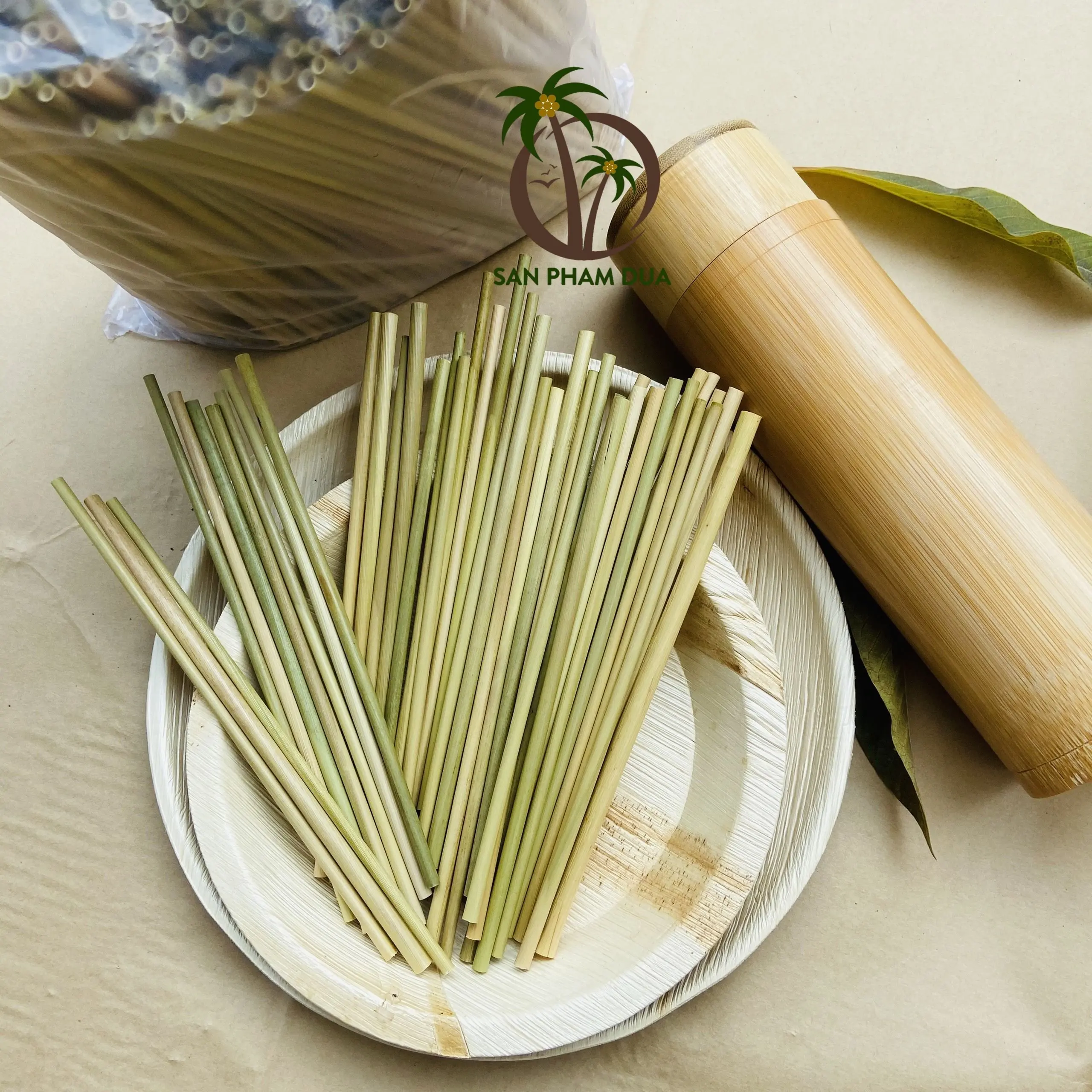 WHOLESALE GRASS STRAWS CUSTOMIZED SIZE NATURAL STRAWS ECO - FRIENDLY DISPOSABLE FROM COCO - ECO VIETNAM