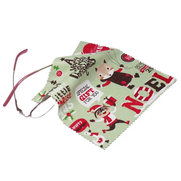 Free Sample Bulk Custom Printed Logo Black White a Microfibre Micro Fibre Micro Fiber Microfiber Clean Cloth for Glasses