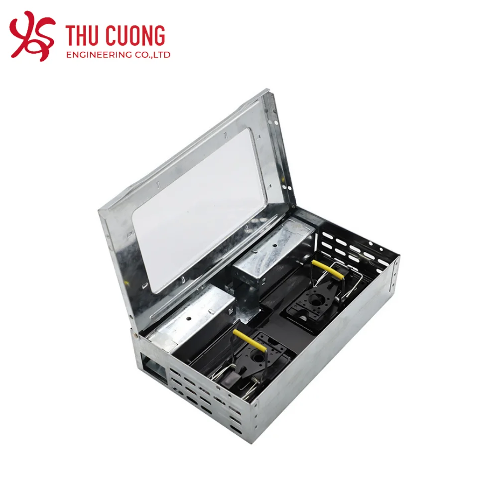 Нетоксичная металлическая ловушка для крыс Вьетнам комнатный сад оцинкованная сталь человеческий оцинкованный железный мыши с двойной дверью Бонусная Мини легкая