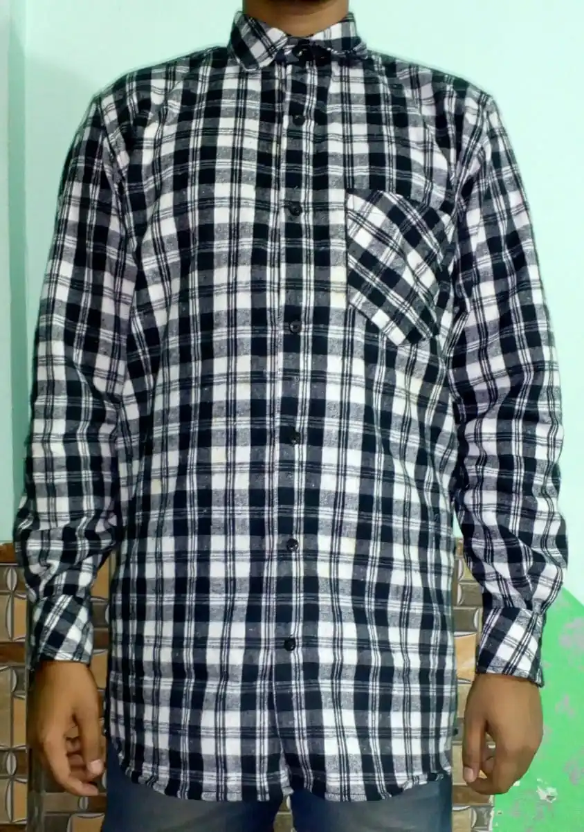 Men flannel plaid tie-dye casual slim fit or regular fit long sleeve as well as short sleeve collar dip dye asked sizes shirts..