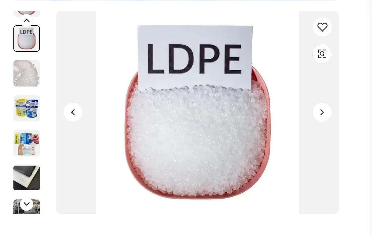 Гранулы из натурального полиэтилена HDPE и переработанного пластиковые сырьевые материалы для пластиковой промышленности модель с номером LDPE