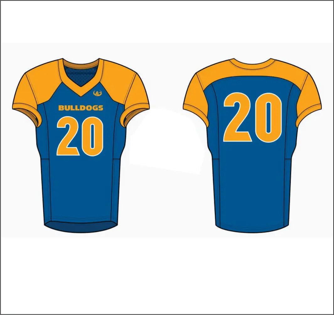 American Football Uniform With Customized Design Fully Sublimated Men American Football Jersey