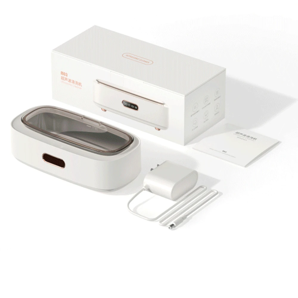 Ultrasonic cleaning machine household small glasses cleaning machine braces jewelry watch cleaner