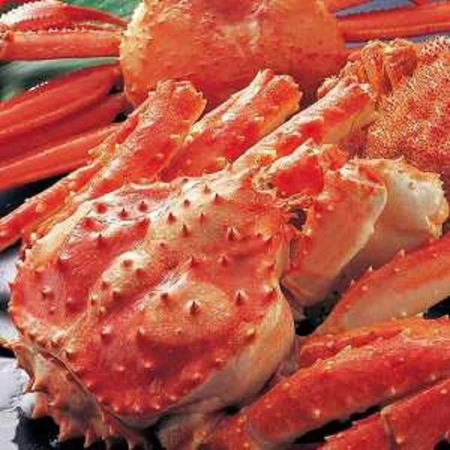 Королевский краб красный замороженный живой